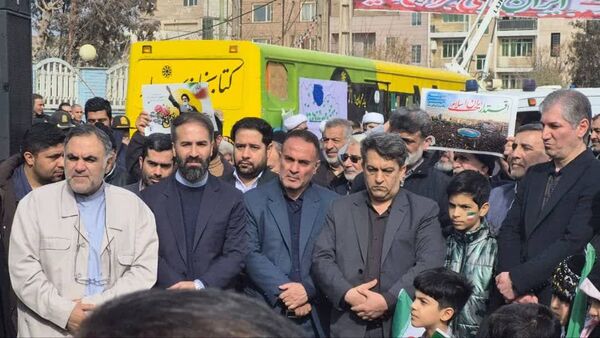 برپایی ایستگاه کوچ به مناسب سالگرد پیروزی اقلاب اسلامی ایران