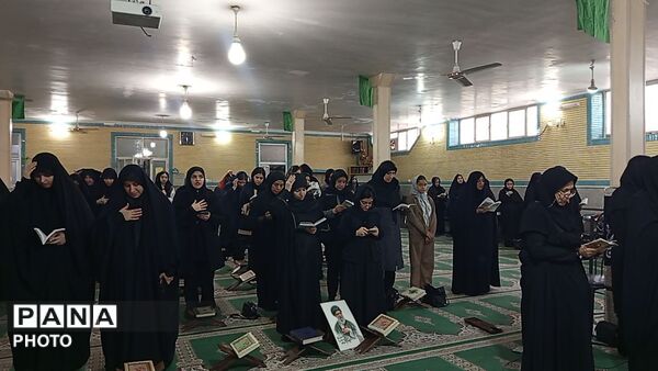 ضیافت افطاری دبیرستان پیرایش در شب اول قدر 
