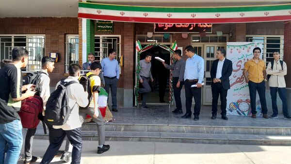 مراسم آیین بازگشایی مدرسه ابوریحان بیرونی