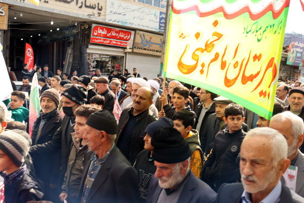 راهپیمایی ۲۲ بهمن بخش بندپی شرقی