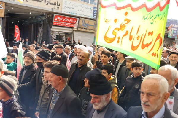 راهپیمایی ۲۲ بهمن بخش بندپی شرقی