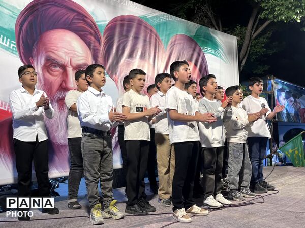 نودویکمین اجتماع بزرگ مردم شهرستان ابرکوه