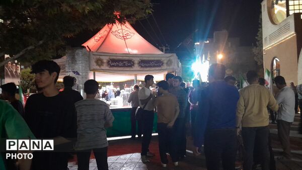 چایخانه هیئت  فاطمه الزهرا در شب صد هشتادم 