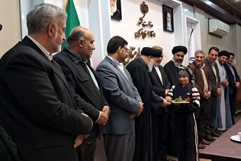 تجلیل از دختران‌برتر در فرمانداری شهرستان بهارستان