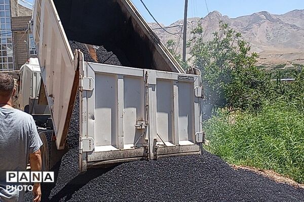آسفالت معابر شهر بار