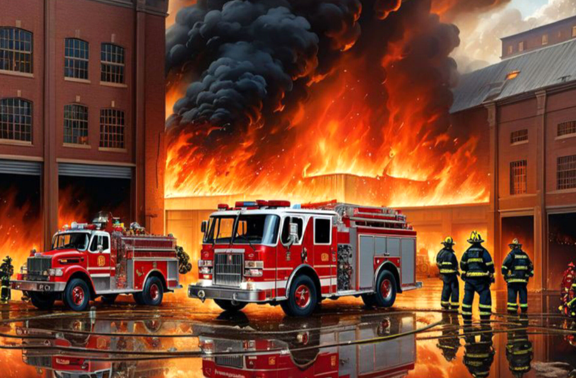 قهرمانان میان شعله ها