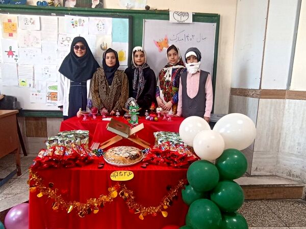 برگزاری جشن نوروز در دبستان کوثر مشهد