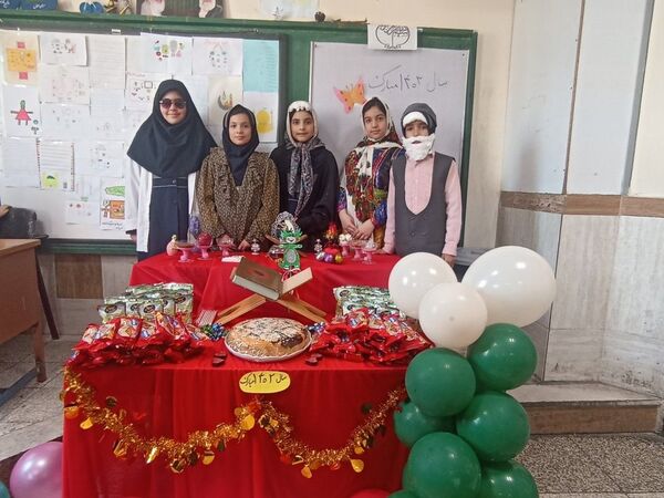 برگزاری جشن نوروز در دبستان کوثر مشهد
