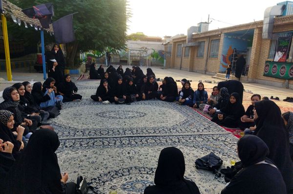 هیئت دانش آموزی دختران حاج قاسم در خلیل آباد
