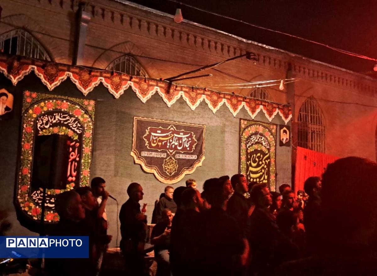 شب هفتم محرم در هیات باقرالعلوم نیشابور 