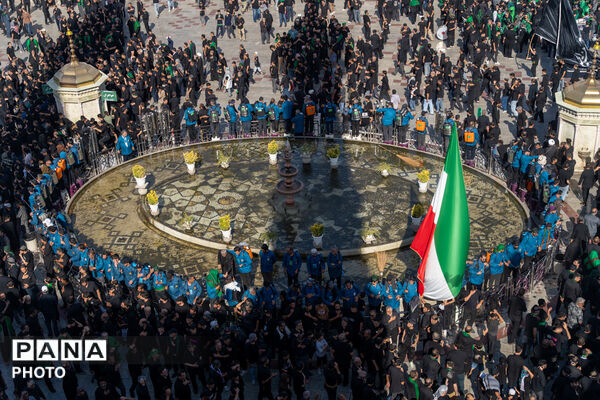 جلوه‌های ویژه از عزاداری هیات چهل اختران قم در روز عاشورا