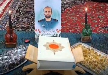 مراسم بزرگداشت پاسدار شهید «مجید دلیریان» در شهر کهک 