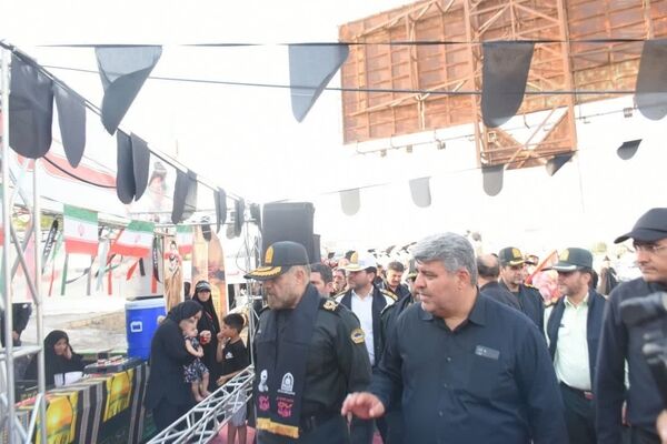 بازدید فرمانده انتظامی استان البرز از موکب عاشقان امام شهید شهرستان ساوجبلاغ