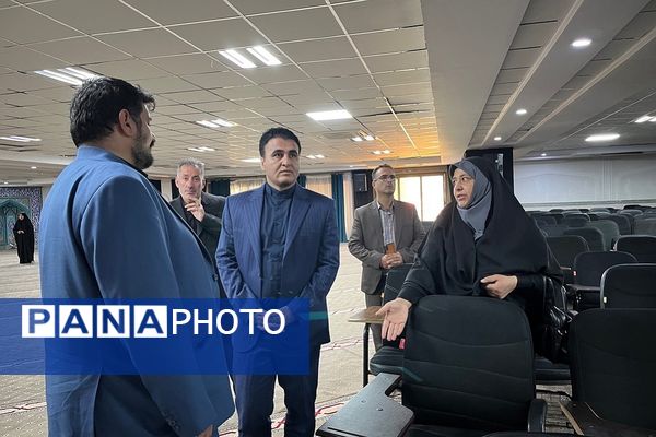 بازرسی مکان برگزاری رقابت‌های ورزش دانش‌آموزی در منطقه رودهن توسط مسئولان اداره‌کل شهرستان‌های تهران