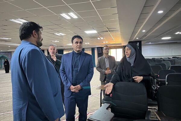 بازرسی مکان برگزاری رقابت‌های ورزش دانش‌آموزی در منطقه رودهن توسط مسئولان اداره‌کل شهرستان‌های تهران