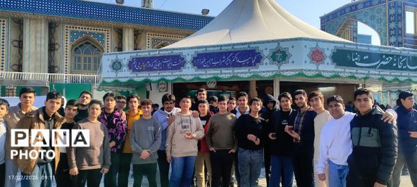 گذری بر اردوی زیارتی حرم مطهر رضوی دبیرستان شاهد ابوذر غفاری نیشابور 