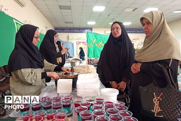 سفره احسان امام حسن مجتبی(ع) دردبستان شهید کلانتری بهارستان‌دو