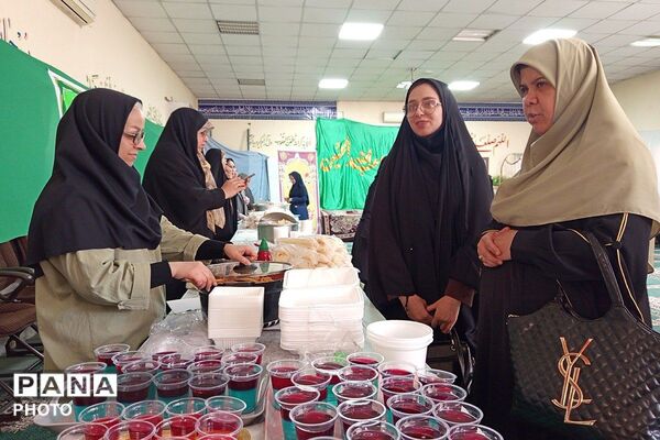 سفره احسان امام حسن مجتبی(ع) دردبستان شهید کلانتری بهارستان‌دو