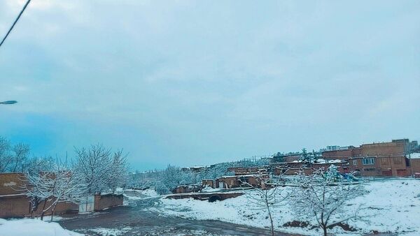 زمستان در بهار روستای استای تایباد