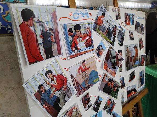 جشنواره هنری «ماها» در دبیرستان معراج ناحیه یک کرج 