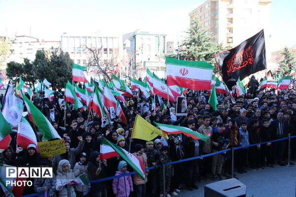 خروشِ عاشقان همدانی در چهلمین سالگرد شهادت رهبر