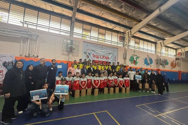 اوج هیجان در فینال والیبال طرح میدان پویا؛ درخشش نوجوانان ورزشکار منطقه ۳