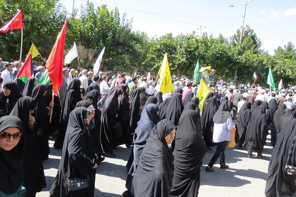 راهپیمایی سراسری محکومیت جنایات رژیم صهیونیستی شهرستان بجنورد