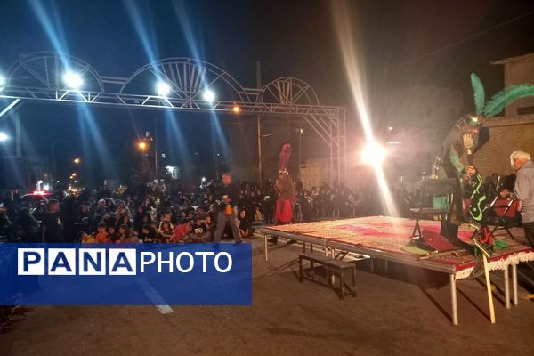 مراسم تعزیه خوانی شهادت حضرت عباس  در قیامدشت