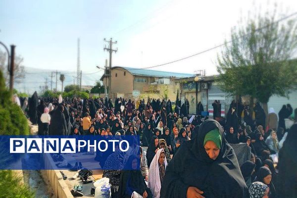 اقامه نماز عید سعید فطر در باشت