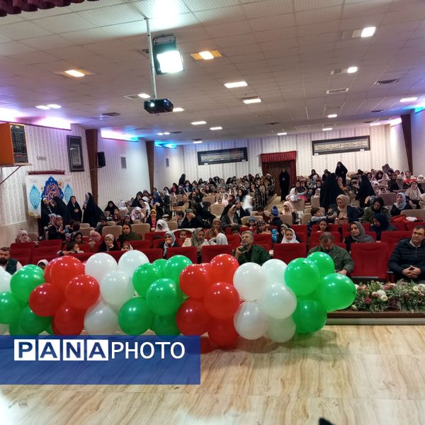 مراسم باشکوه دهه فجر و نیمه شعبان  در سالن مهر تابان نیشابور 