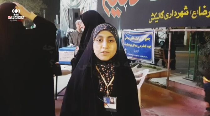حضور گسترده دختران نوجوان در پنجاه و سومین شب از شب های اقتدار گالیکش
