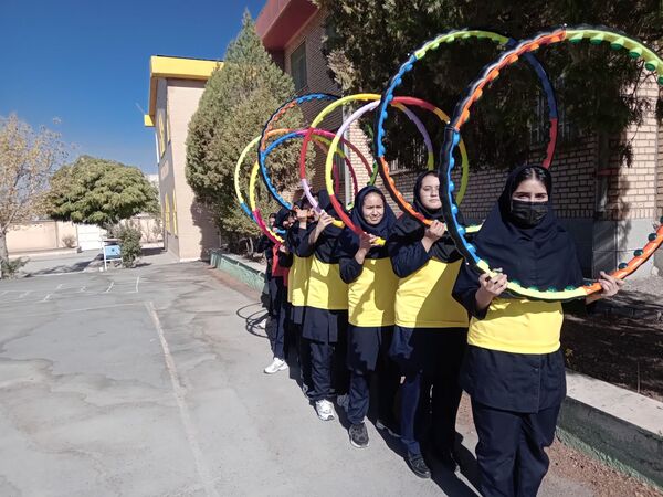 برگزاری المپیاد ورزشی در دبیرستان سرهنگ غفوری شهرستان تفرش