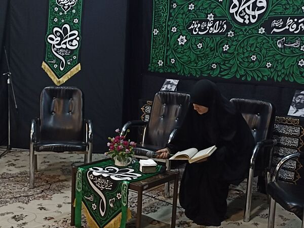 هیات دانش‌آموزی انصارالمهدی در روز تکریم همسران و مادران شهدا