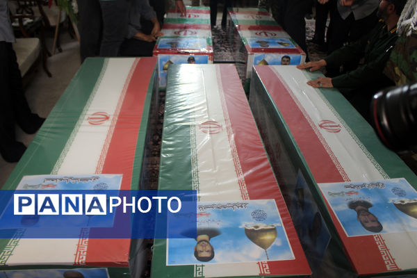 تشییع پیکرهای مطهر شهدای حملات رژیم صهیونیستی در قم