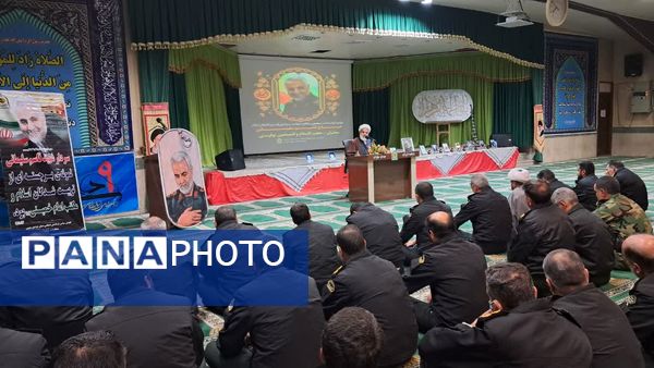 مراسم گرامیداشت سالگرد شهادت سردار دل‌ها در فرماندهی انتظامی خراسان جنوبی 