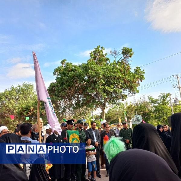 استقبال از خادمان حرم مطهر امام رضا (ع) در شهرستان فاروج 