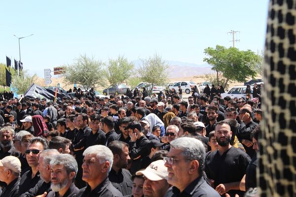 عزاداری تاسوعای حسینی در شهر درق 