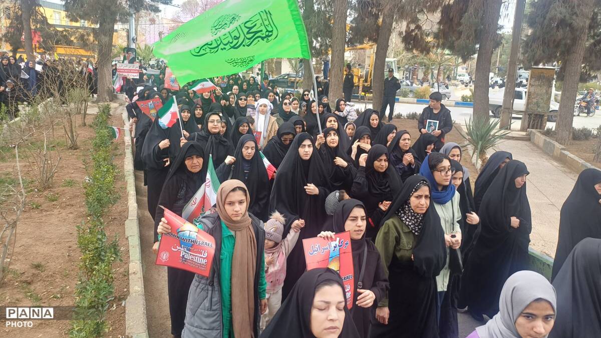راهپیمایی پرشور کوهدشت در روز جهانی قدس 