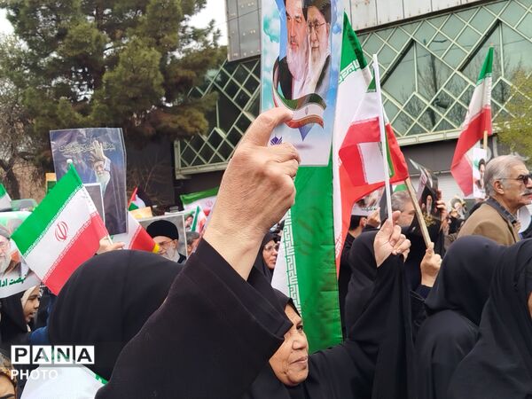 حماسه سازی مردم مقتدر و ولایتمدار شهرستان نیشابور در راهپیمایی روز قدس