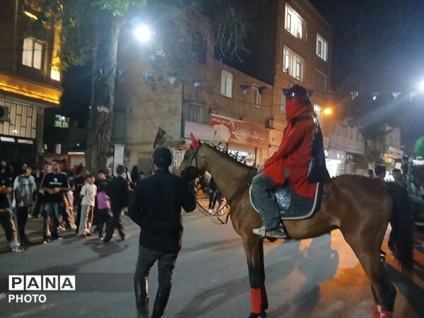 کاروان نمادین اُسرای کربلا در زیبادشت فردیس 
