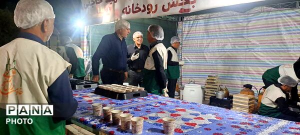 حضور پرشور مردم منطقه رودخانه در آیین گرامیداشت چهلمین روز شهادت