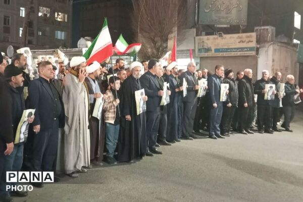 خروش عظیم مردم نصیر شهر در دسته عزاداری شهادت آیت الله امام خامنه ای (قدس سره)