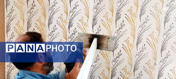 دبیرستان میثاق کاشمر بازسازی شد