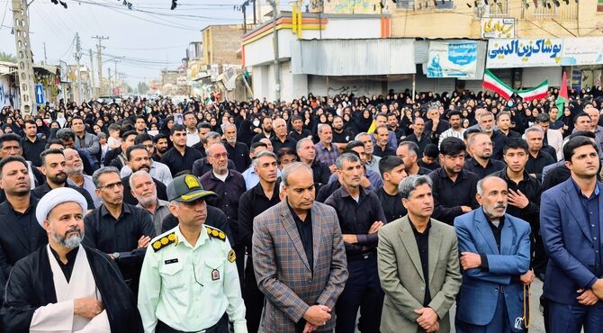 داستان ایستادگی و عشق در دومین تجمع خودجوش مردم شهرستان عنبرآباد