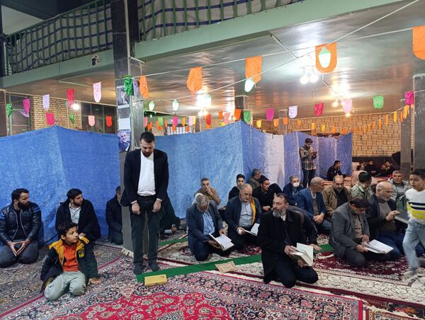 جشن ولادت امام عصر (عج)  در مسجد امام حسین شهر سفیددشت 