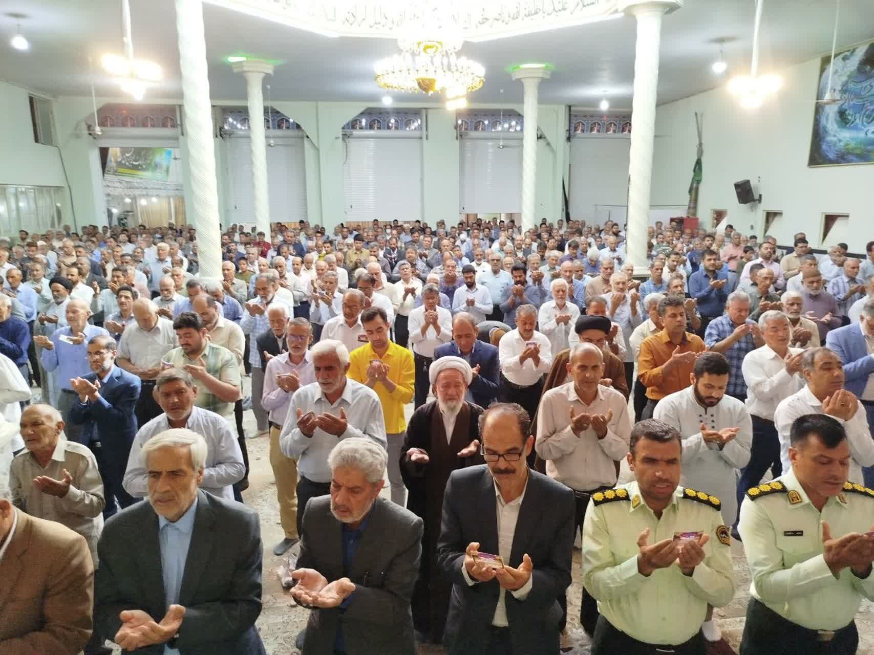 نماز باشکوه عید سعید قربان در شهرستان کاشمر 