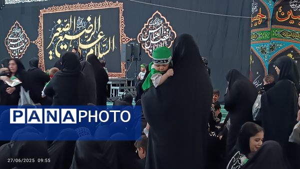 زمزمه‌های «یا علی‌اصغر(ع)» در مصلی زنجان طنین‌انداز شد