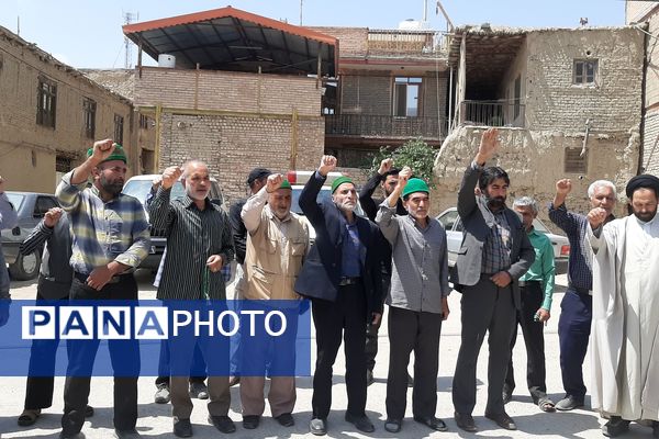 تجمع مردم شهر بار در پی محکومیت ترور شهید اسماعیل هنیه 