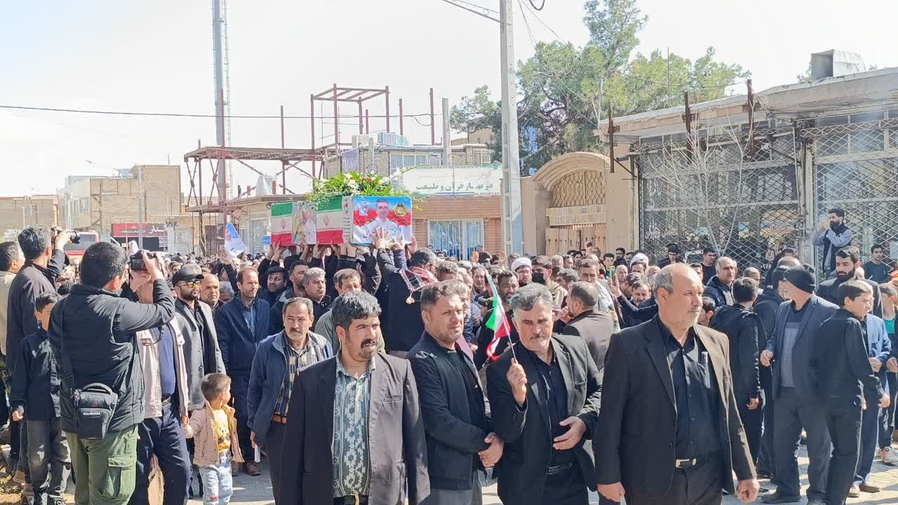 خلیل‌آباد میزبان پیکر شهید ناوگروه دوم سجاد عسکری
