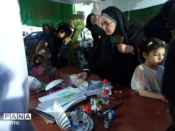 آماده‌سازی موکب‌های جشن ولایت به همت سازمان دانش‌آموزی رباط‌کریم